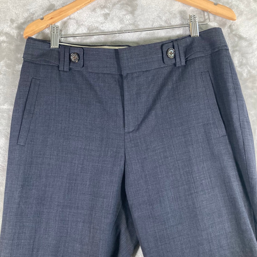 Banana Republic Grey Textured Wide Leg Dress Pants Trousers 853136-00